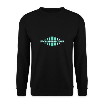 Beruf Fachinformatiker - Unisex Pullover - Schwarz - Vorne - Alina (178cm) & Michal (187cm)