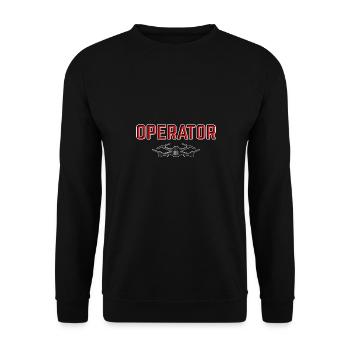 Opérateur Drone Pilot Drone drones cadeau - Sweat-shirt Unisexe - noir - Devant - Alina (178cm) & Michal (187cm)
