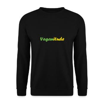 Légumes Humour je suis vegan - Sweat-shirt Unisexe - noir - Devant - Alina (178cm) & Michal (187cm)