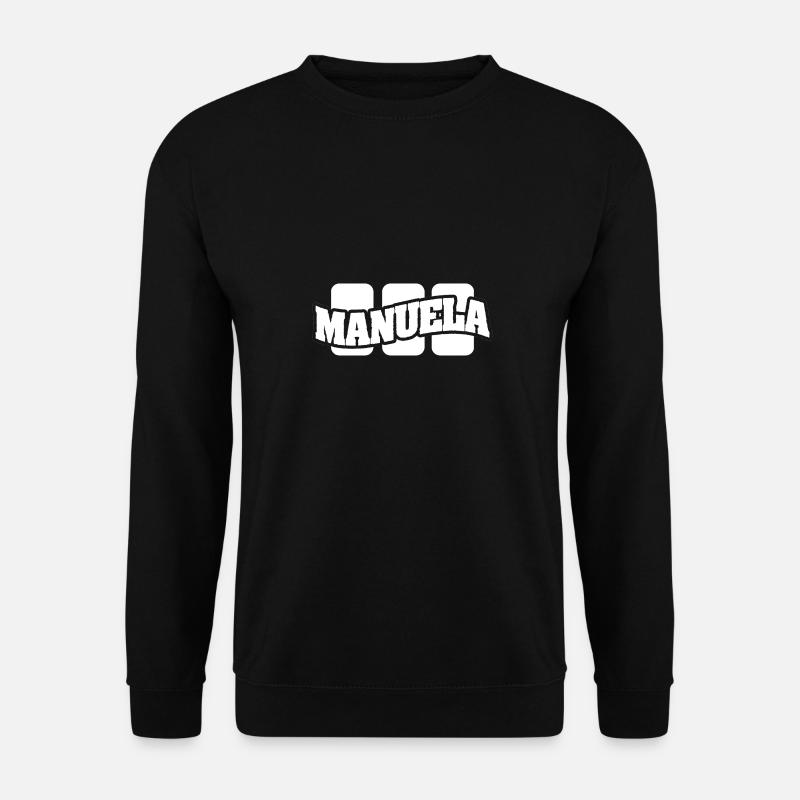 Name Manuela - Unisex Sweatshirt - black