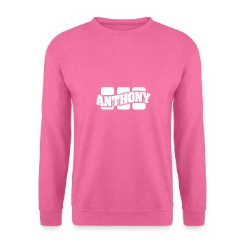 Name Anthony - Unisex Pullover - Pink - Vorne