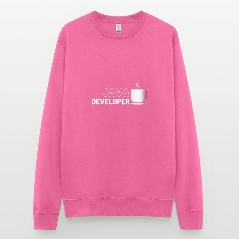 Java Developer Coffee Kaffee Unisex Sweatshirt