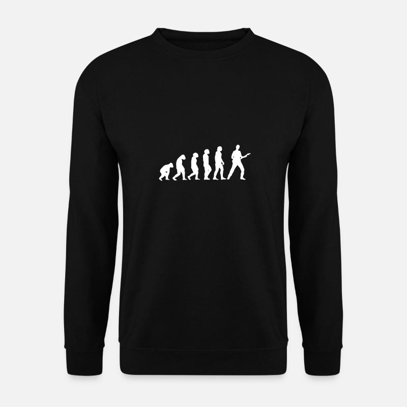 Évolution de la guitare - Sweat-shirt Unisexe - noir