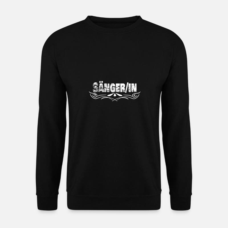 Mein Beruf ist Sänger Sängerin - Unisex Pullover - Schwarz