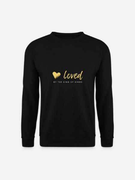 Loved by the King of Kings - Unisex Pullover - Schwarz