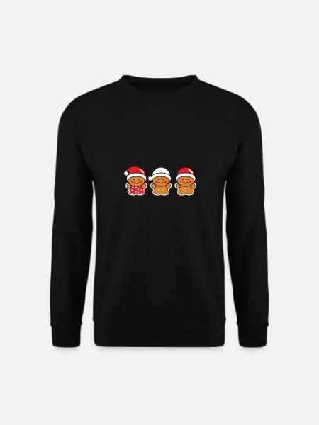 Gingerbread Man - Unisex Sweatshirt - black