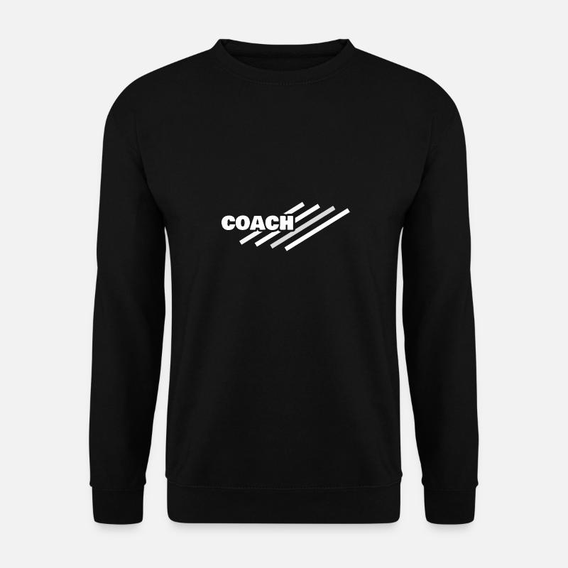 Coach als Arbeitsplatz - Unisex Pullover - Schwarz