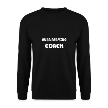 Aura-Farming - Unisex Pullover - Schwarz - Vorne - Alina (178cm) & Michal (187cm)