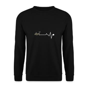 Insect collectors, insects, beetle lovers, entomologists - Unisex Sweatshirt - black - Front - Alina (178cm) & Michal (187cm)
