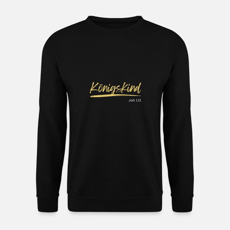 Kind des Königs - Unisex Pullover - Schwarz