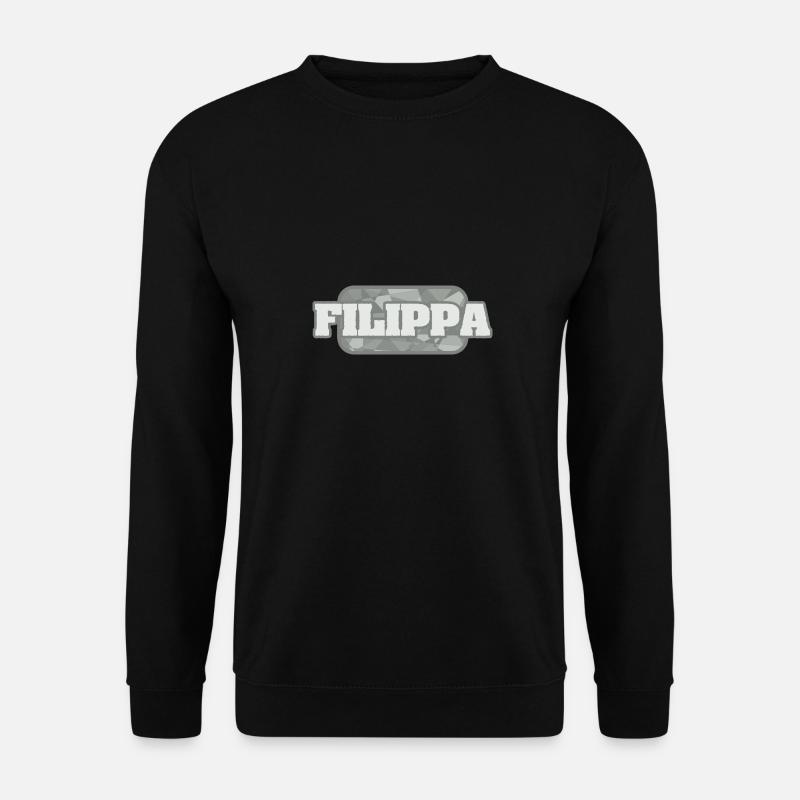 Filippa - Unisex Pullover - Schwarz