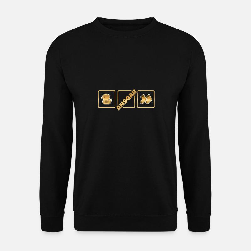 Ansgar als Geburt - Unisex Pullover - Schwarz
