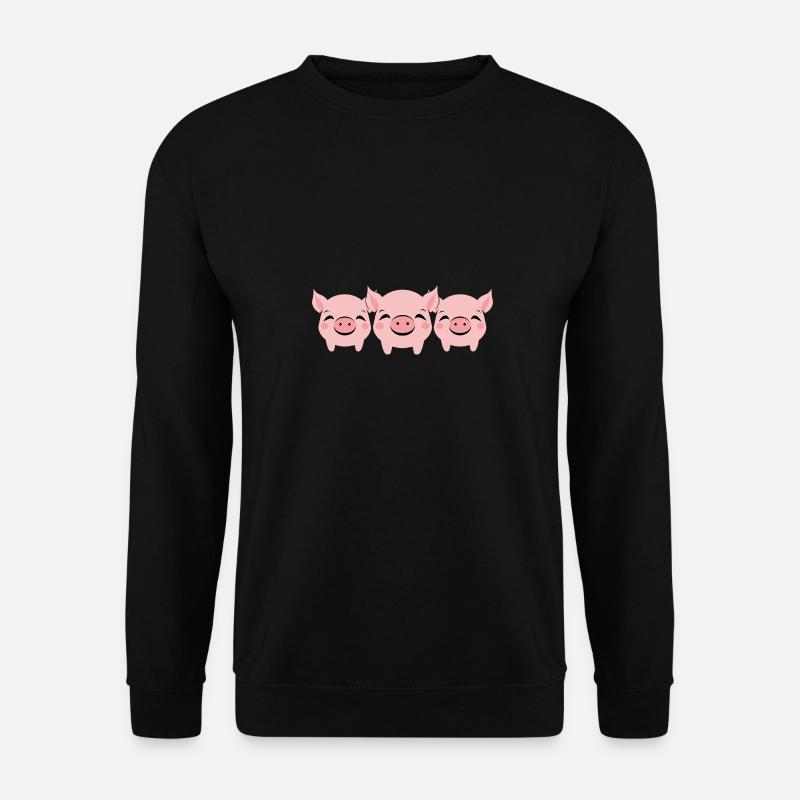 Schwein - Unisex Pullover - Schwarz