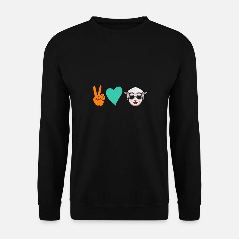 Shepherd Sheep - Unisex Sweatshirt - black