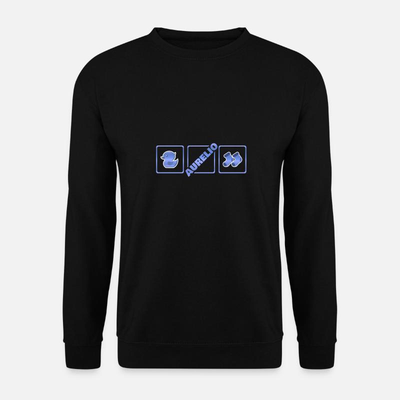 Geburt Aurelio - Unisex Pullover - Schwarz