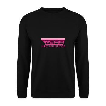 Portez West Hollywood - Sweat-shirt Unisexe - noir - Devant - Alina (178cm) & Michal (187cm)