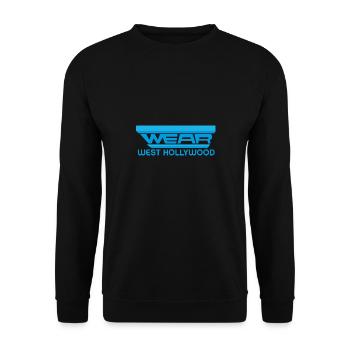 Tragen Sie West Hollywood für Musik-Rock-Liebhaber - Unisex Pullover - Schwarz - Vorne - Alina (178cm) & Michal (187cm)