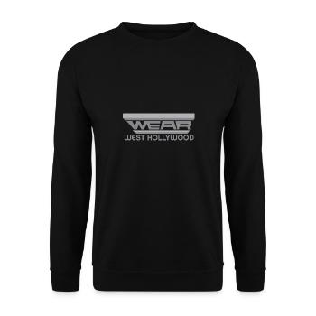 Tragen Sie West Hollywood für Musik-Rock-Liebhaber - Unisex Pullover - Schwarz - Vorne - Alina (178cm) & Michal (187cm)
