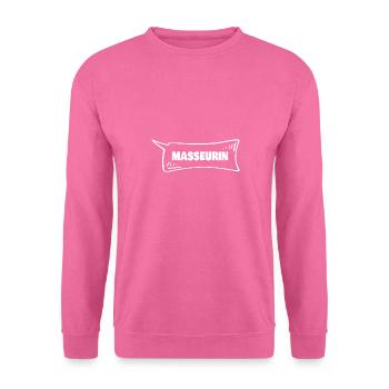 Speech bubble masseuse - Unisex Sweatshirt - pink - Front