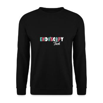 Unique Endoscopy Nurse and Gastro Squad Designs - Unisex Sweatshirt - black - Front - Alina (178cm) & Michal (187cm)