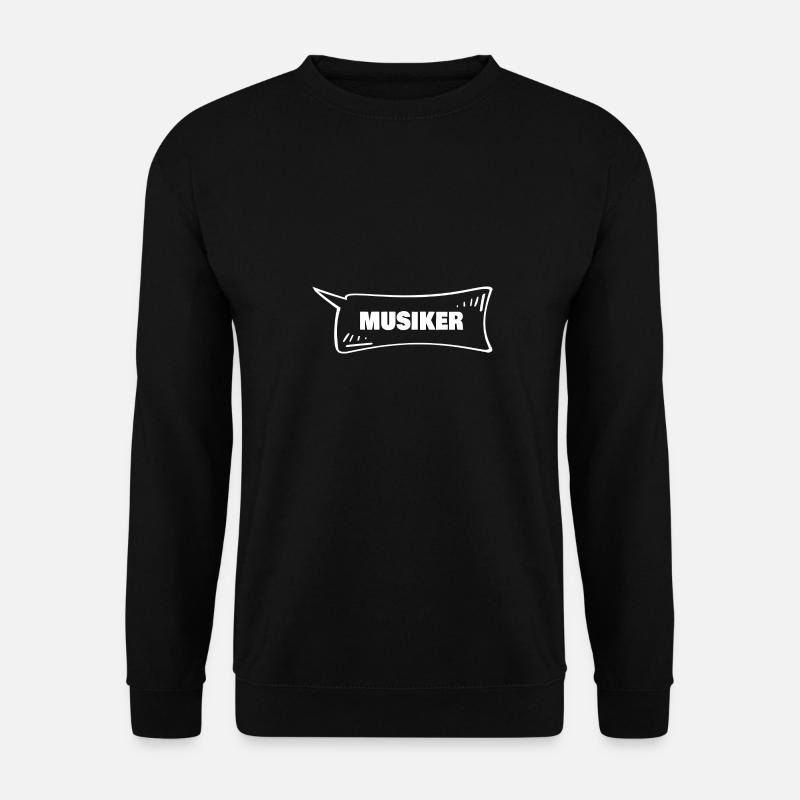Speech Bubble Musician - Unisex Sweatshirt - black