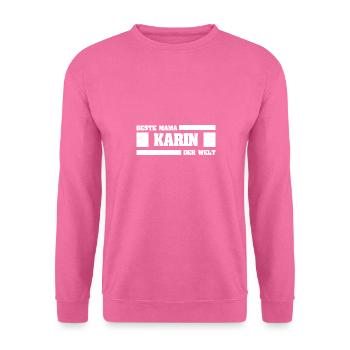 Cadeau pour Karin - Sweat-shirt Unisexe - rose - Devant