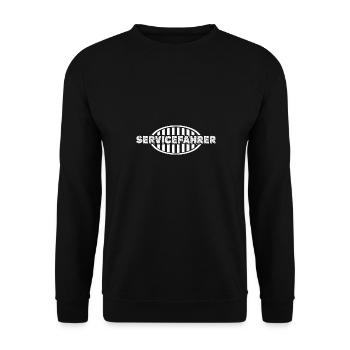 Servicefahrer - Unisex Pullover - Schwarz - Vorne - Alina (178cm) & Michal (187cm)
