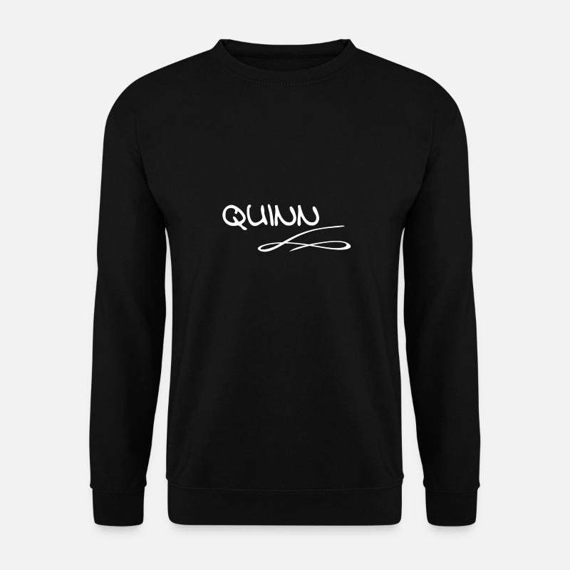 First name Quinn - Unisex Sweatshirt - black