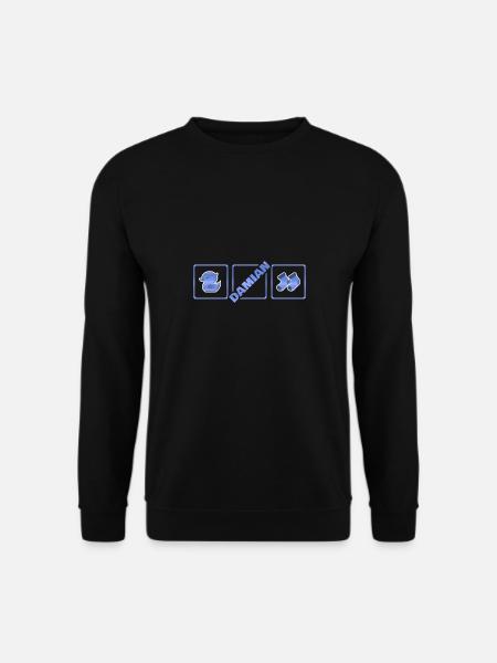 Damian as a birth - Unisex Sweatshirt - black