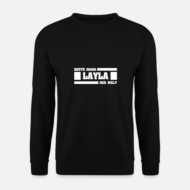 Mère Layla - Sweat-shirt Unisexe - noir