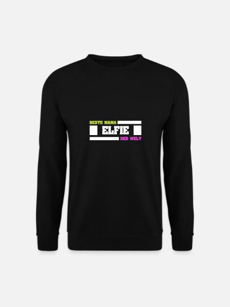 Elfie as a mother - Unisex Sweatshirt - black