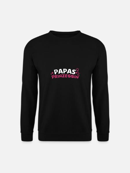 Papas Prinzessin - Unisex Pullover - Schwarz