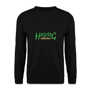 2 Miriam - Unisex Sweatshirt - black - Front - Alina (178cm) & Michal (187cm)