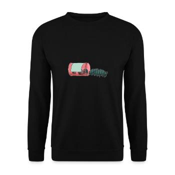 Collectionneurs d’insectes, insectes, amateurs de coléoptères, entomologistes - Sweat-shirt Unisexe - noir - Devant - Alina (178cm) & Michal (187cm)