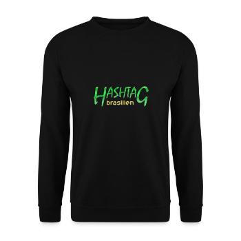 brasilien - Unisex Pullover - Schwarz - Vorne - Alina (178cm) & Michal (187cm)