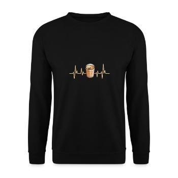 Chai Tee Masala Chai - Unisex Pullover - Schwarz - Vorne - Alina (178cm) & Michal (187cm)