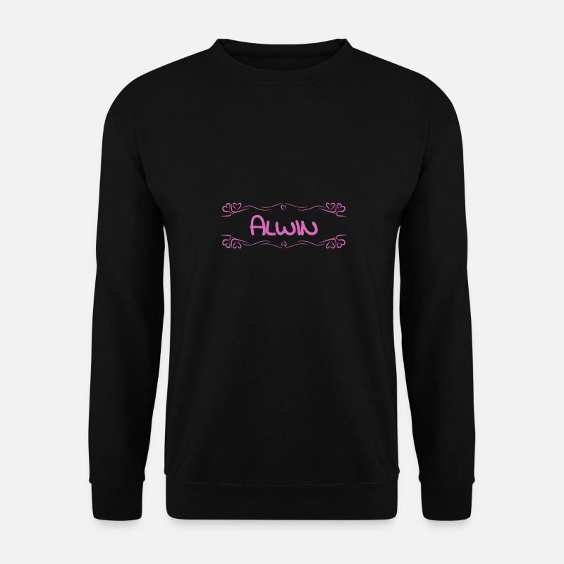 Alwin as a name - Unisex Sweatshirt - black