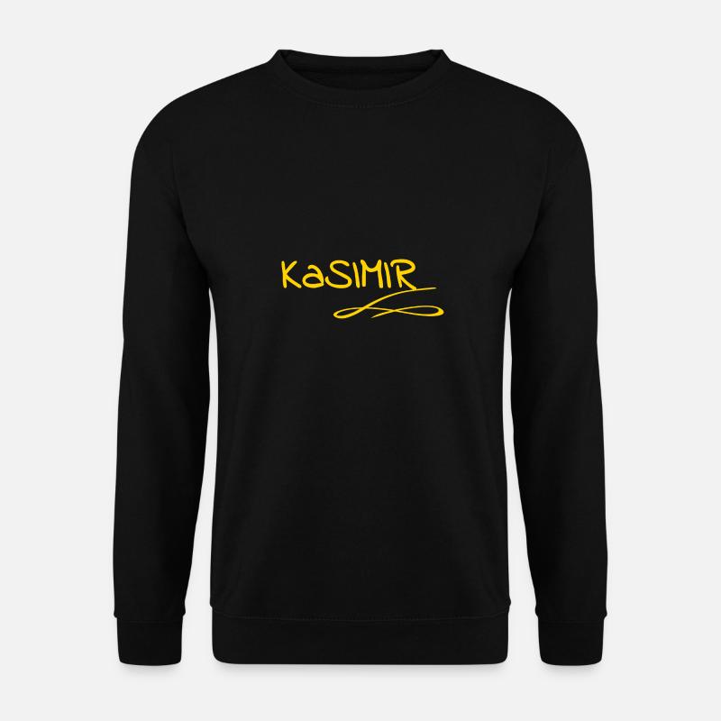 Kasimir as a first name - Unisex Sweatshirt - black