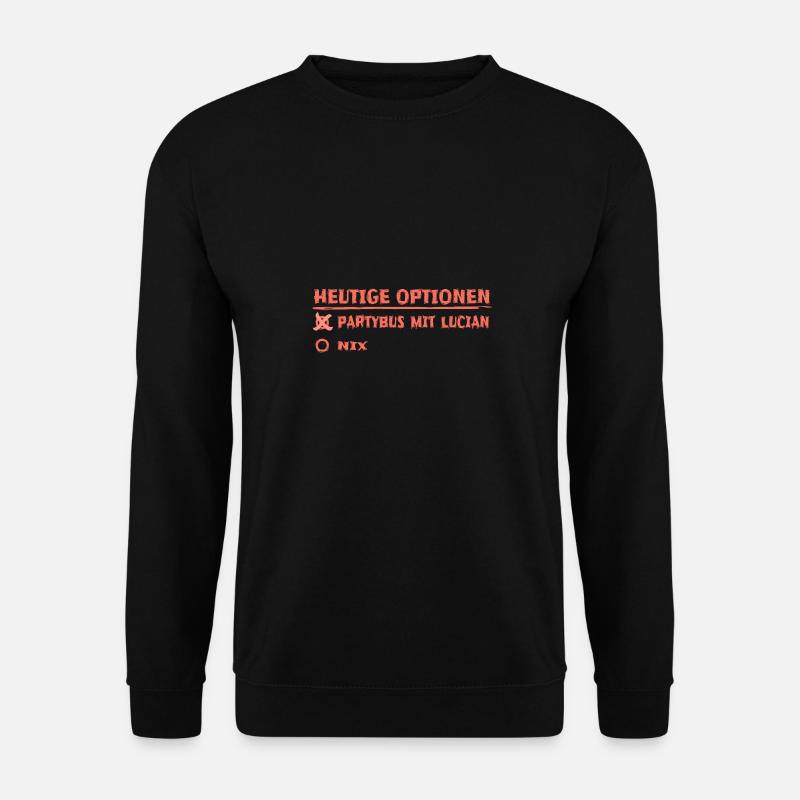 lucian - Unisex Pullover - Schwarz