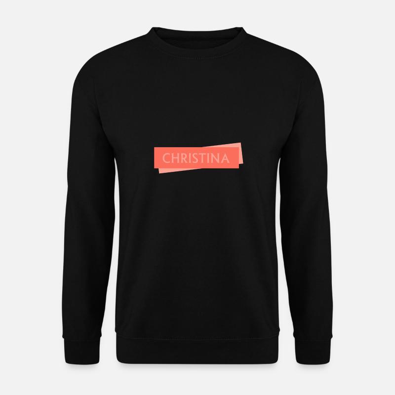 Christina - Unisex Pullover - Schwarz