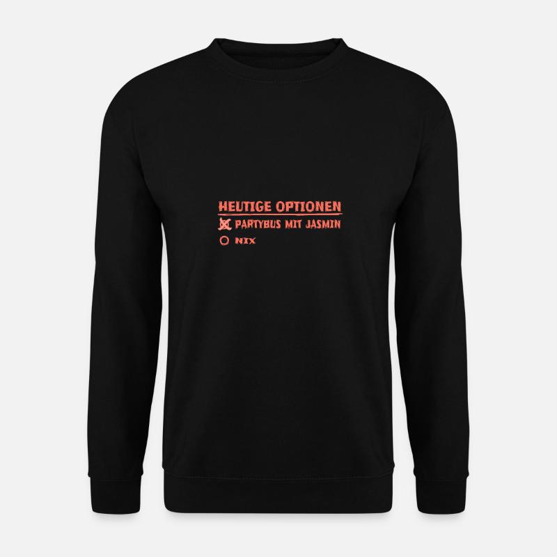 Partybus jasmin - Unisex Pullover - Schwarz