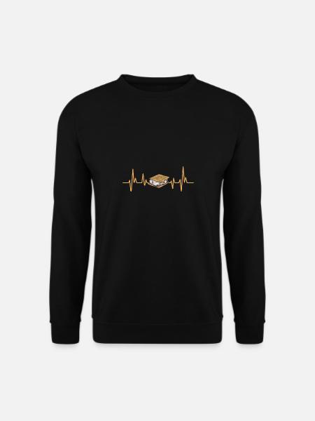 S'more Campfire Marshmallow Camping - Unisex Sweatshirt - black