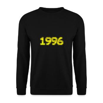 Nerd 1996 - Unisex Sweatshirt - black - Front - Alina (178cm) & Michal (187cm)