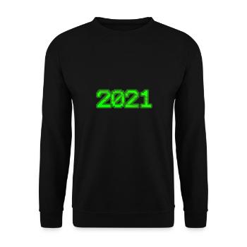 Nerd 2021 - Unisex Sweatshirt - black - Front - Alina (178cm) & Michal (187cm)
