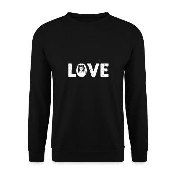Longhair Collie Rough Collie Dog - Unisex Sweatshirt - black - Front - Alina (178cm) & Michal (187cm)