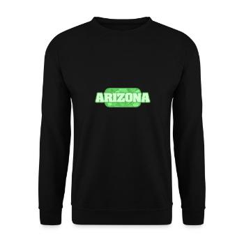 Arizona biologique - Sweat-shirt Unisexe - noir - Devant - Alina (178cm) & Michal (187cm)