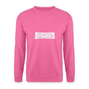 Geburtsname für Felice Vorname Name - Unisex Pullover - Pink - Vorne