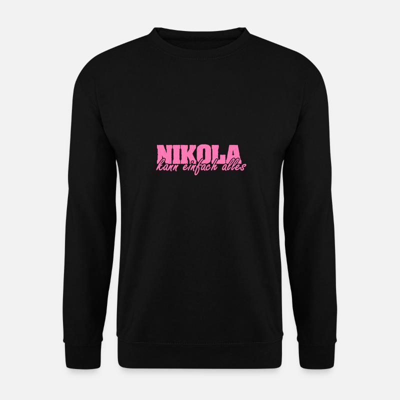 Frau Nikola - Unisex Pullover - Schwarz