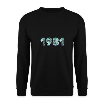 Cold 1981 - Unisex Sweatshirt - black - Front - Alina (178cm) & Michal (187cm)