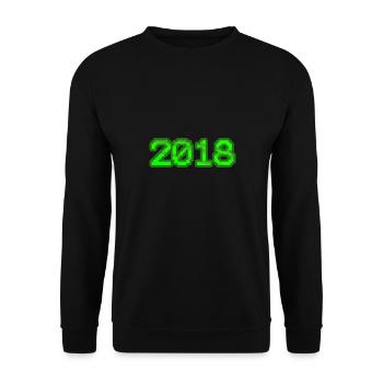 Nerd 2018 - Unisex Sweatshirt - black - Front - Alina (178cm) & Michal (187cm)
